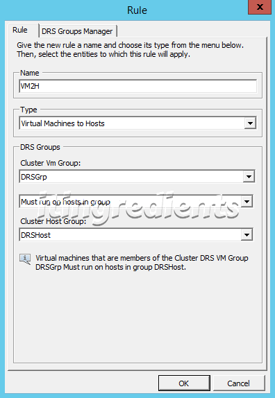How To Configure Affinity And Anti affinity Rules For VMWare DRS